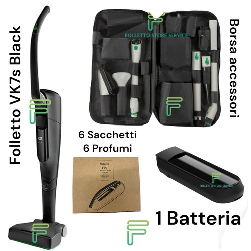 Folletto vk7s nero black - folletto,